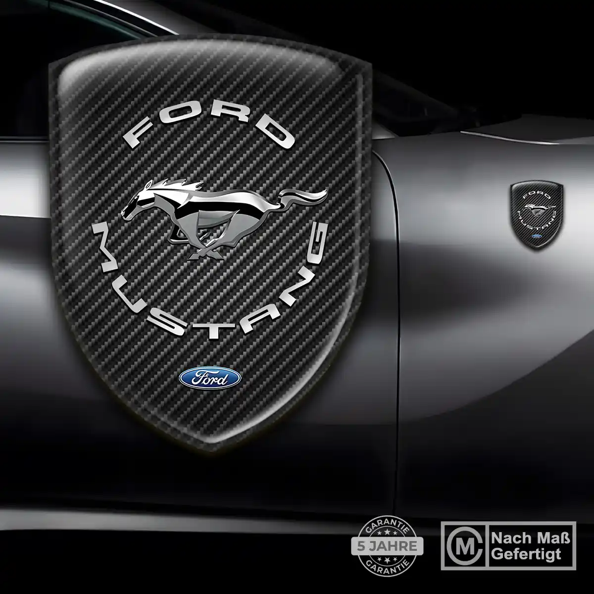 Ford Mustang Aufkleber Wappen Emblem Auto Stilvolles Design