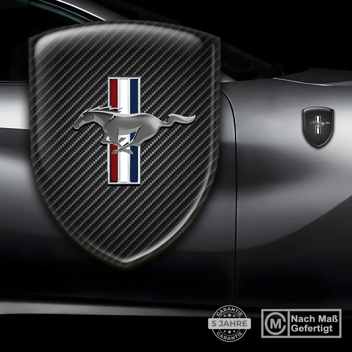 Ford Mustang Aufkleber Wappen Emblem Premium-Edition