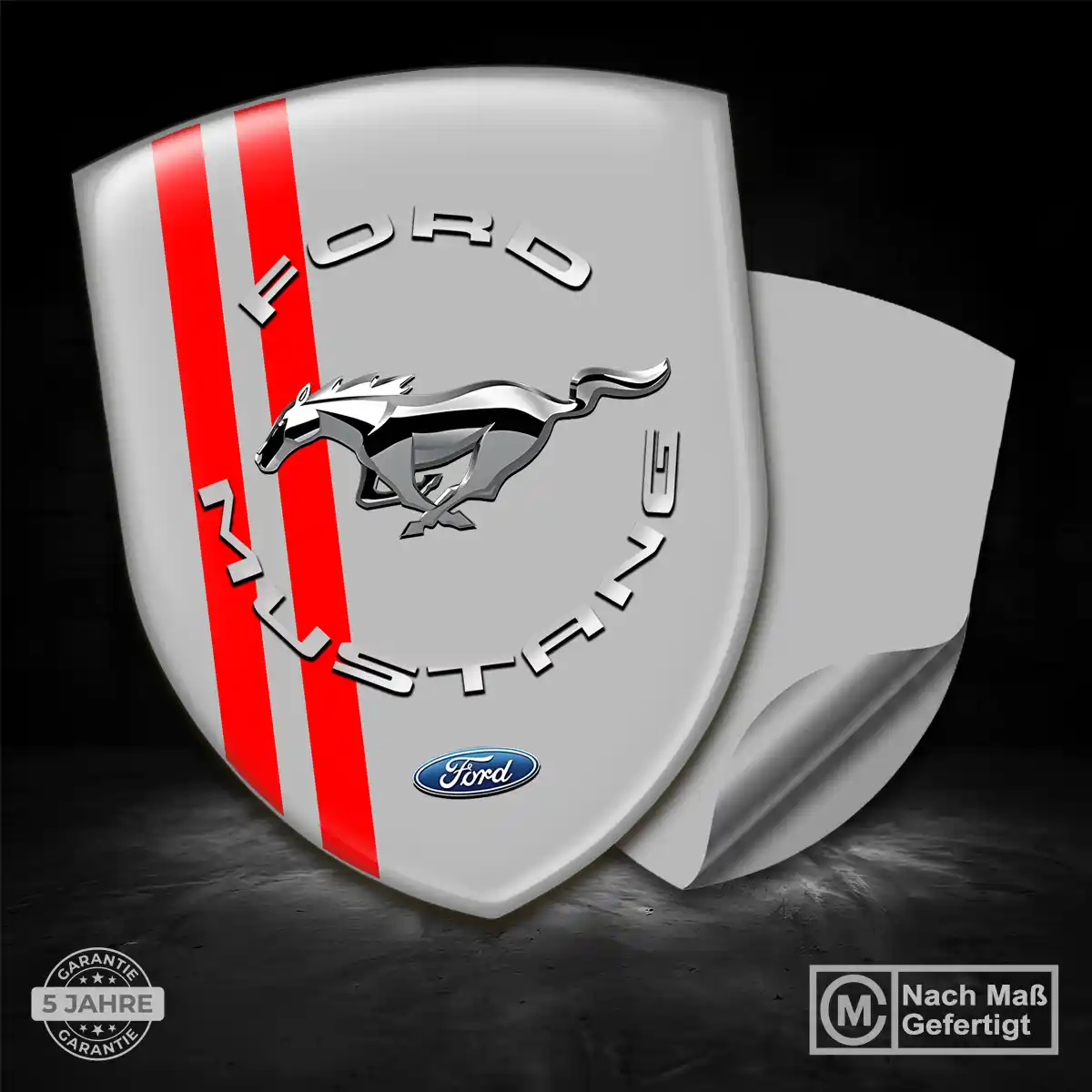Ford Mustang Aufkleber Wappen Emblem Stilvolles Design