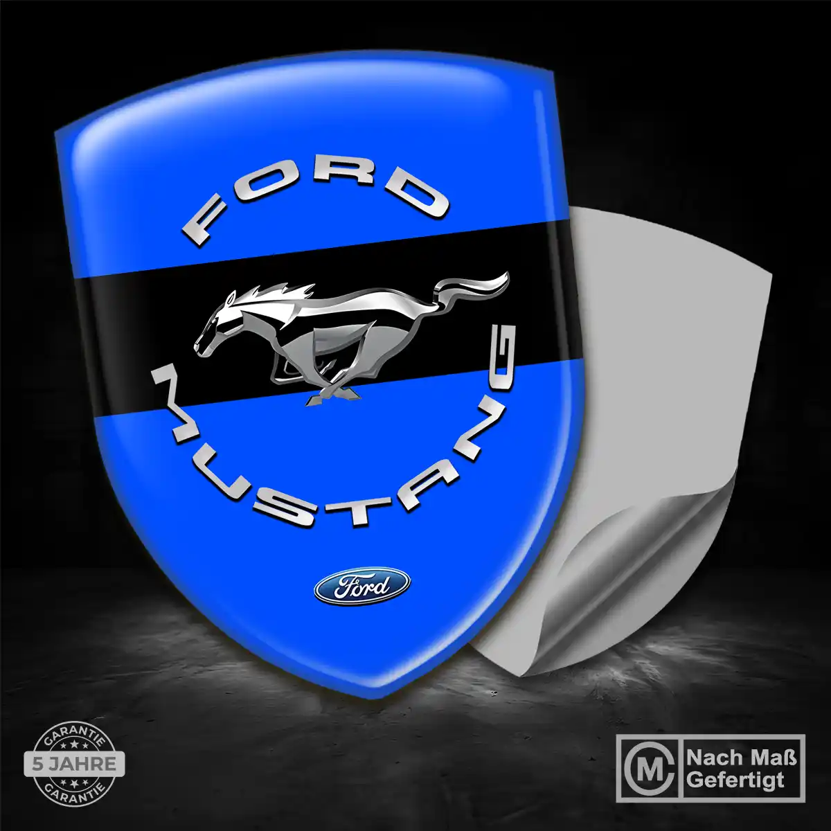 Ford Mustang Aufkleber Wappen Premium-Edition