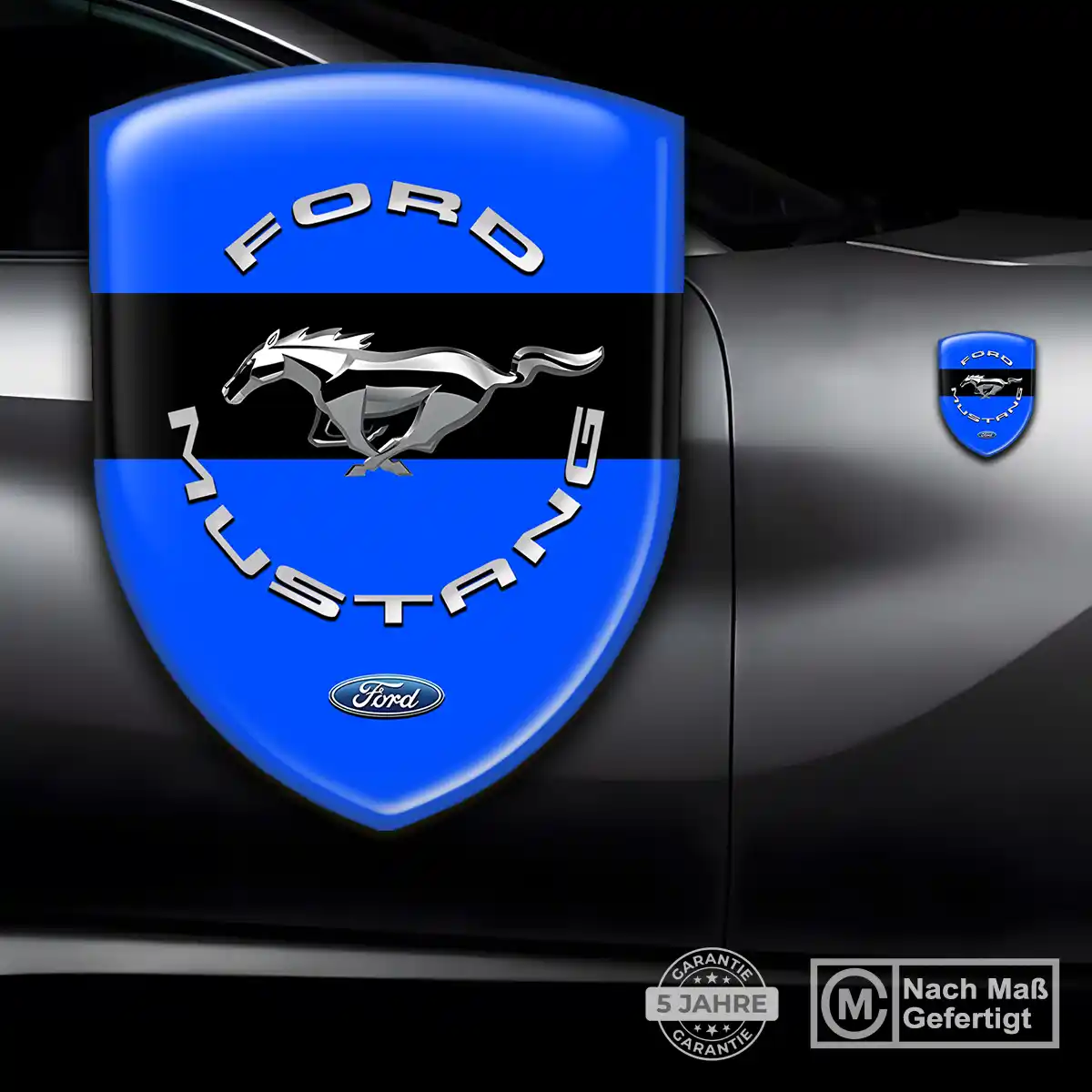 Ford Mustang Aufkleber Wappen Premium-Edition