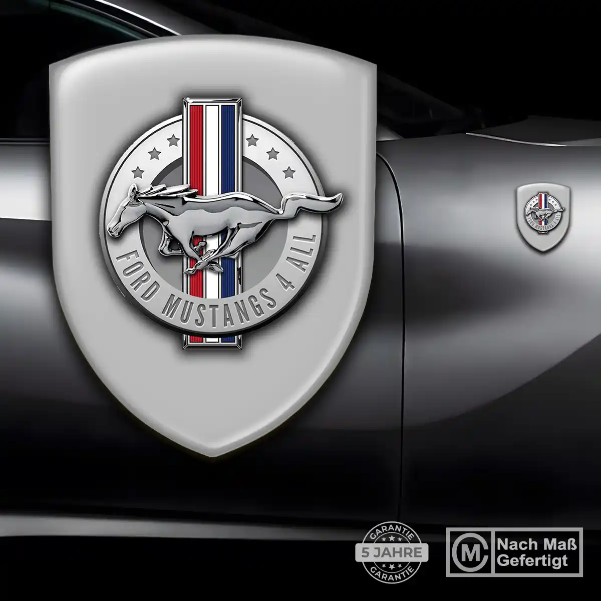 Ford Mustang Emblem Aufkleber Auto Stilvolles Design