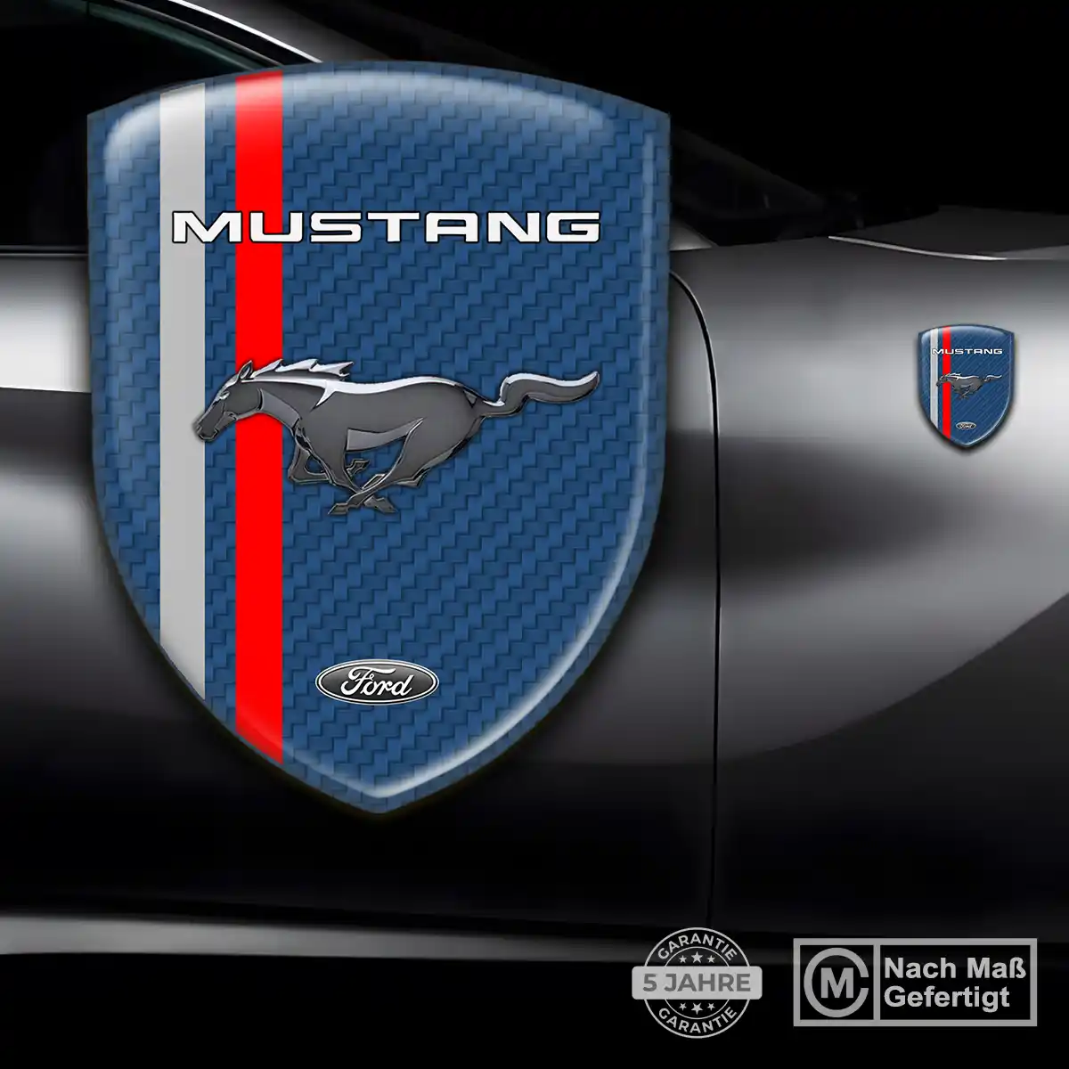 Ford Mustang Emblem Aufkleber Hohe Qualität