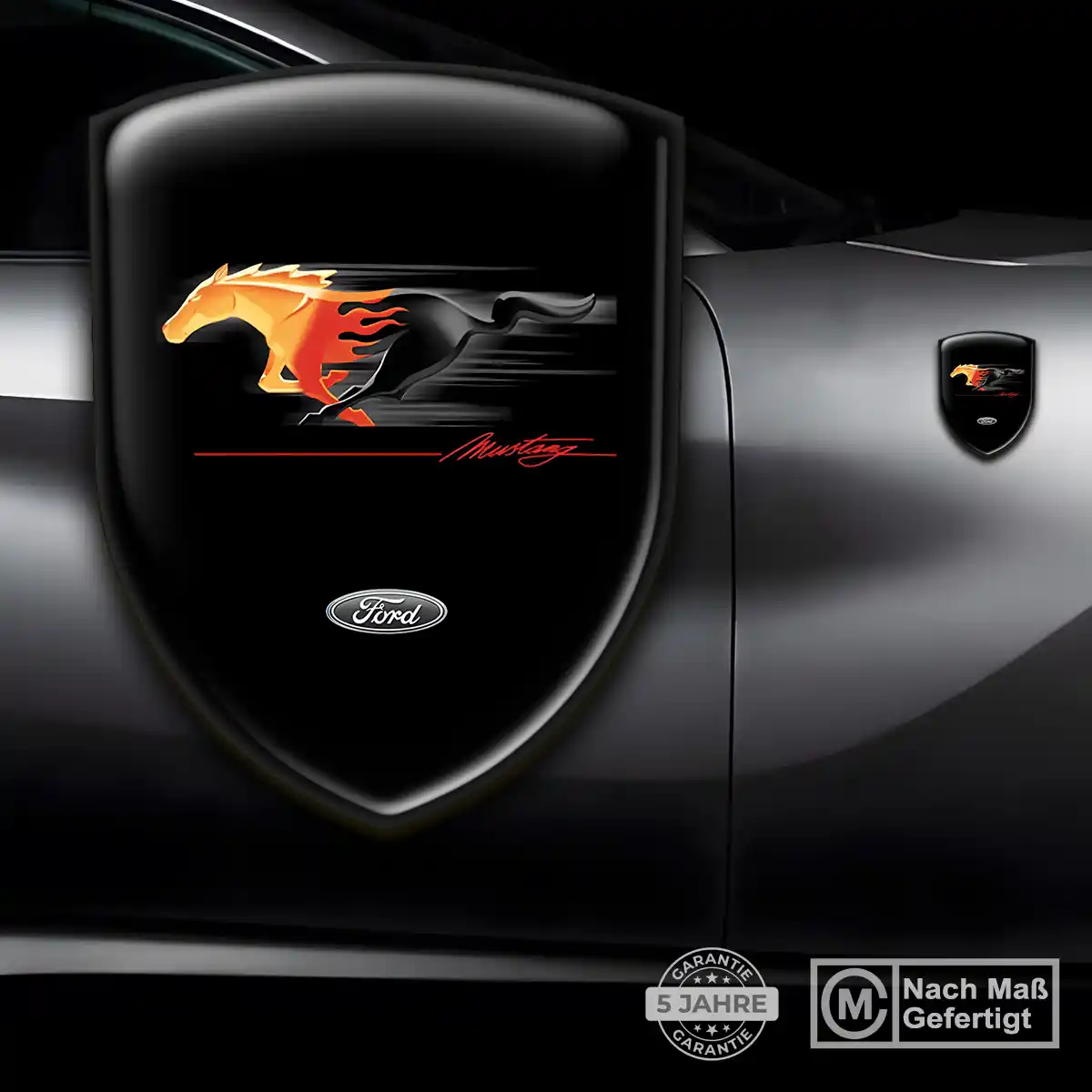 Ford Mustang Emblem Aufkleber Premium-Edition