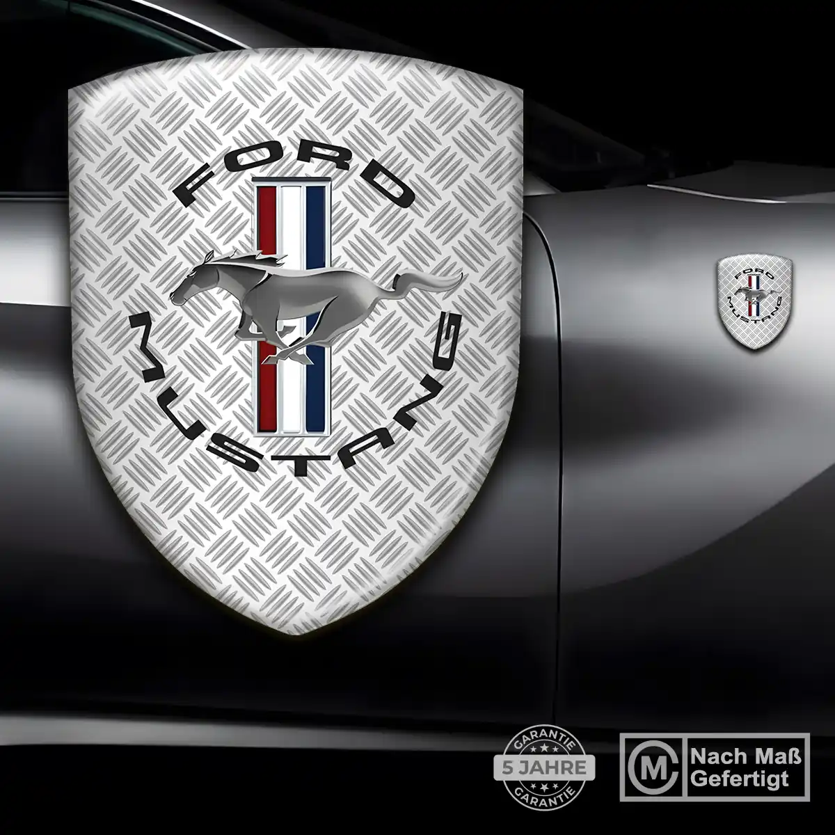 Ford Mustang Emblem Aufkleber Wappen Auto Stilvolles Design