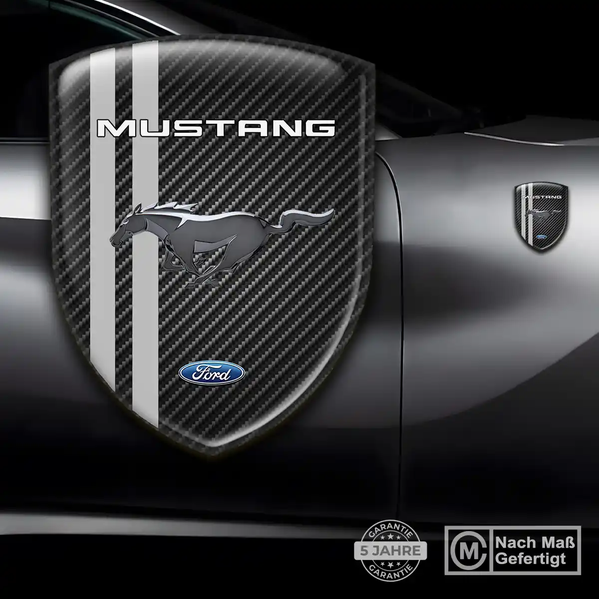 Ford Mustang Emblem Aufkleber Wappen Premium-Edition