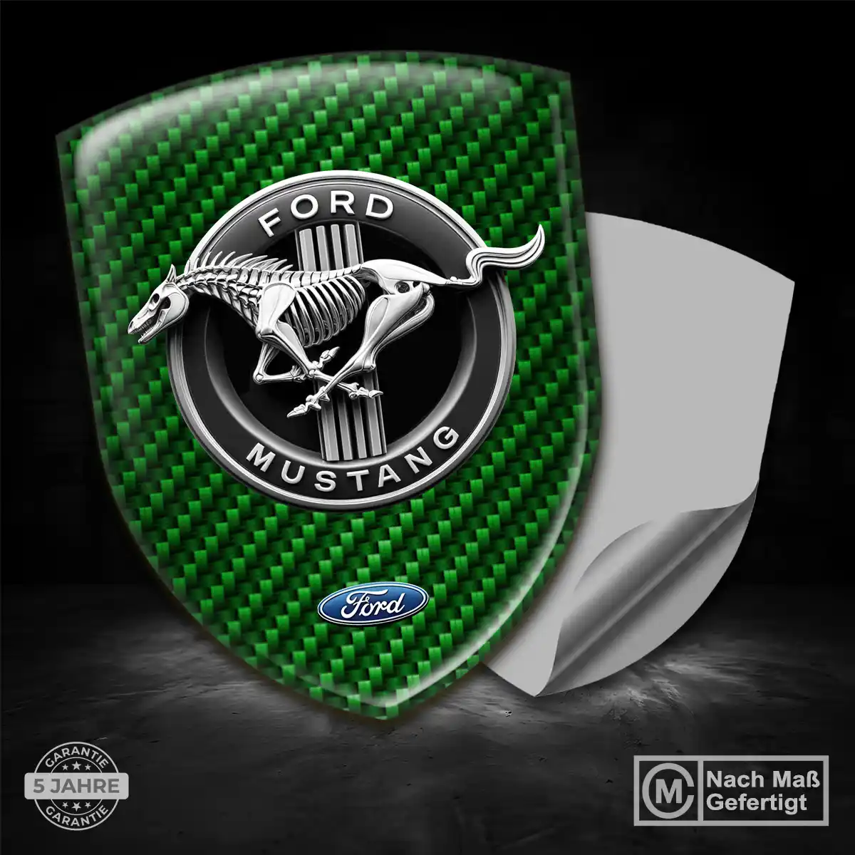 Ford Mustang Emblem Aufkleber Wappen Stilvolles Design