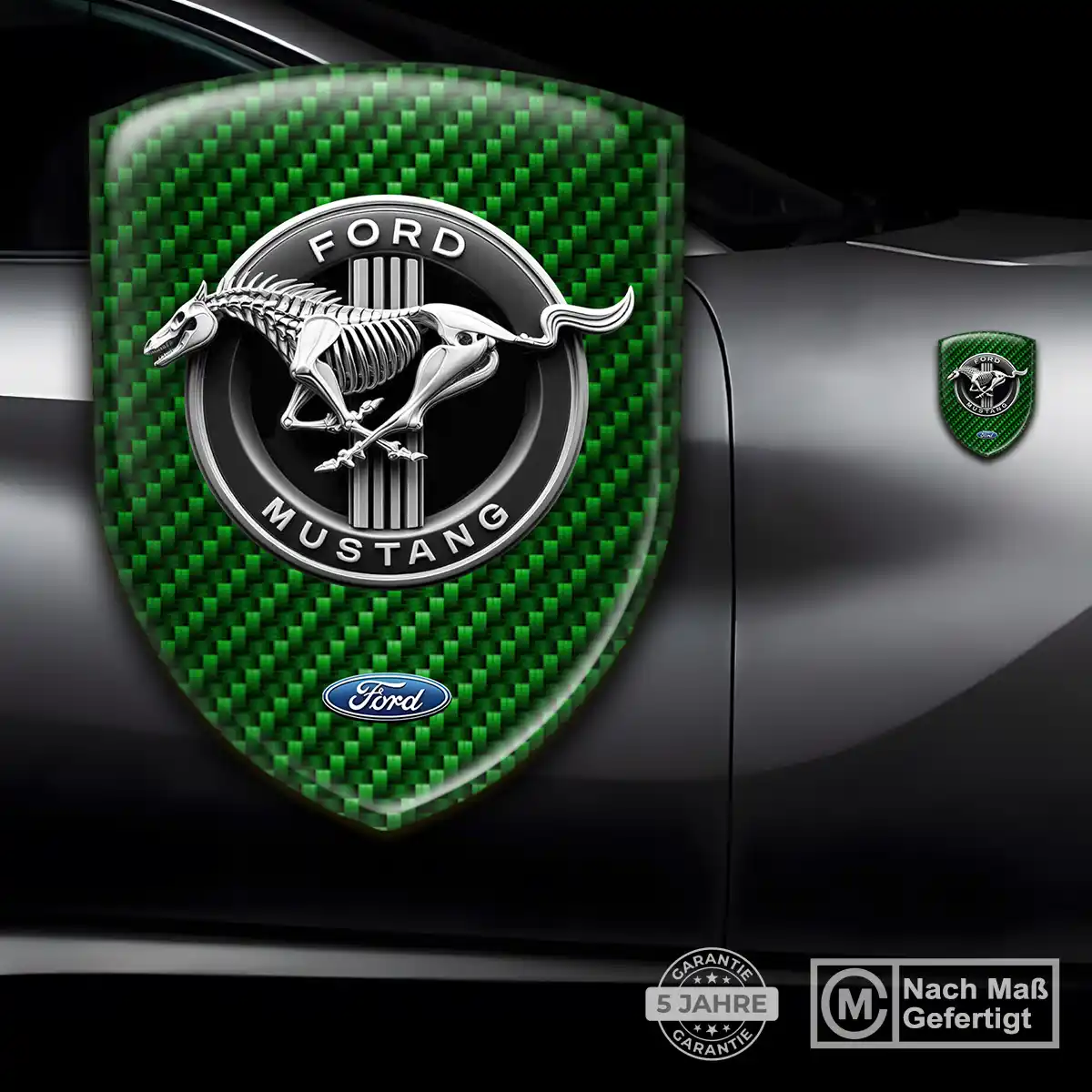 Ford Mustang Emblem Aufkleber Wappen Stilvolles Design