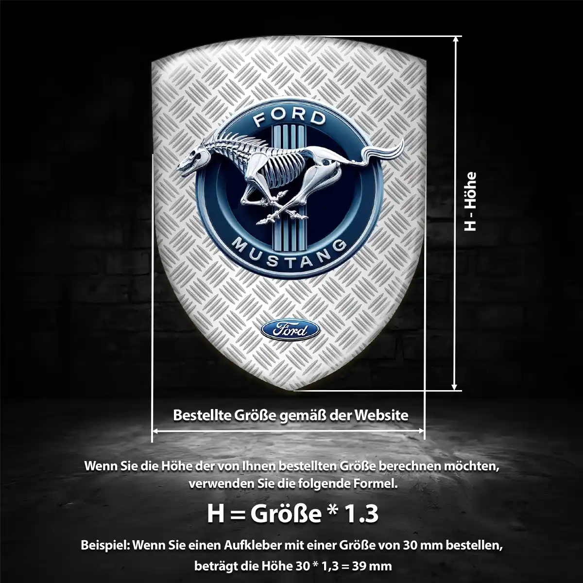 Ford Mustang Emblem Premium-Edition