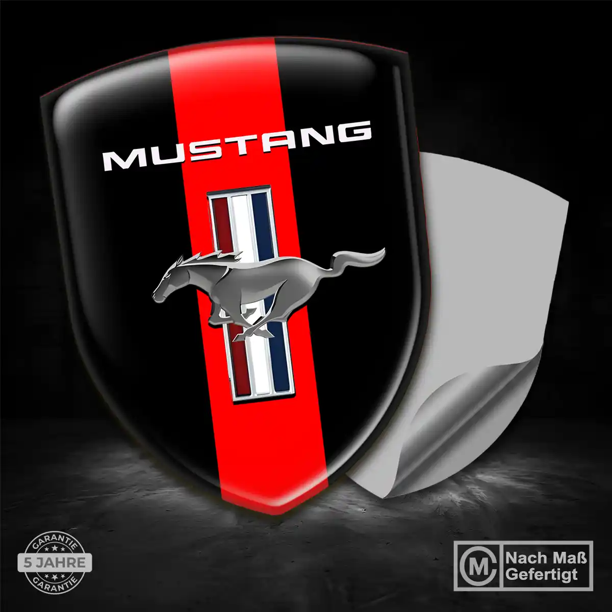 Ford Mustang Emblem Stilvolles Design