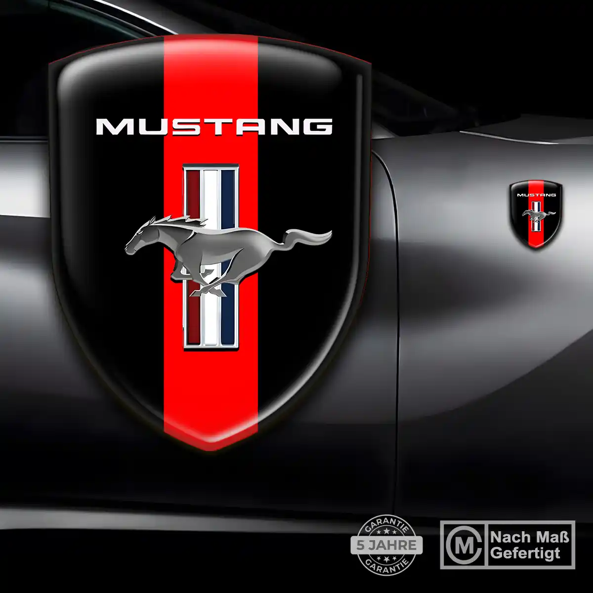 Ford Mustang Emblem Stilvolles Design