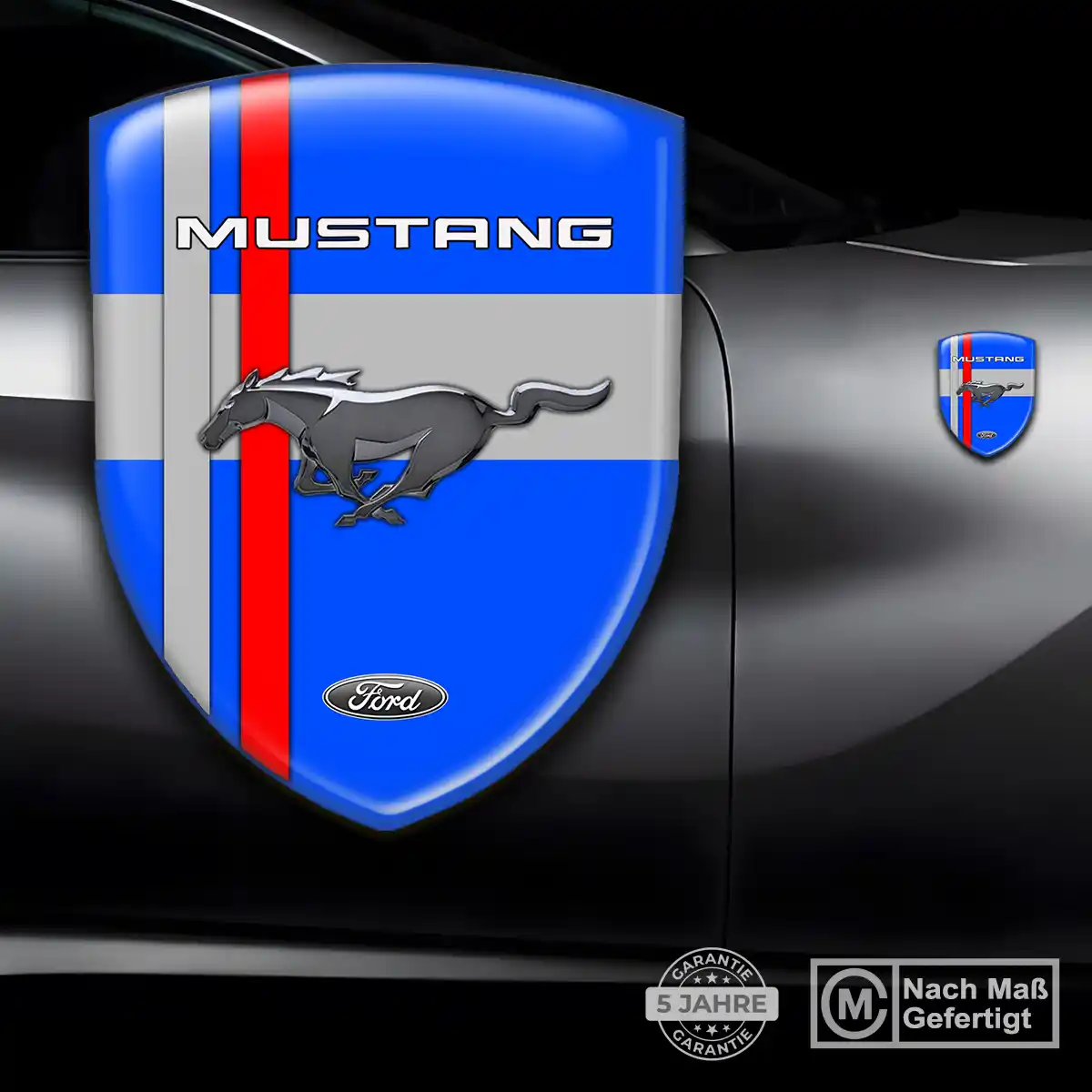 Ford Mustang Emblem Wappen Auto Hohe Qualität