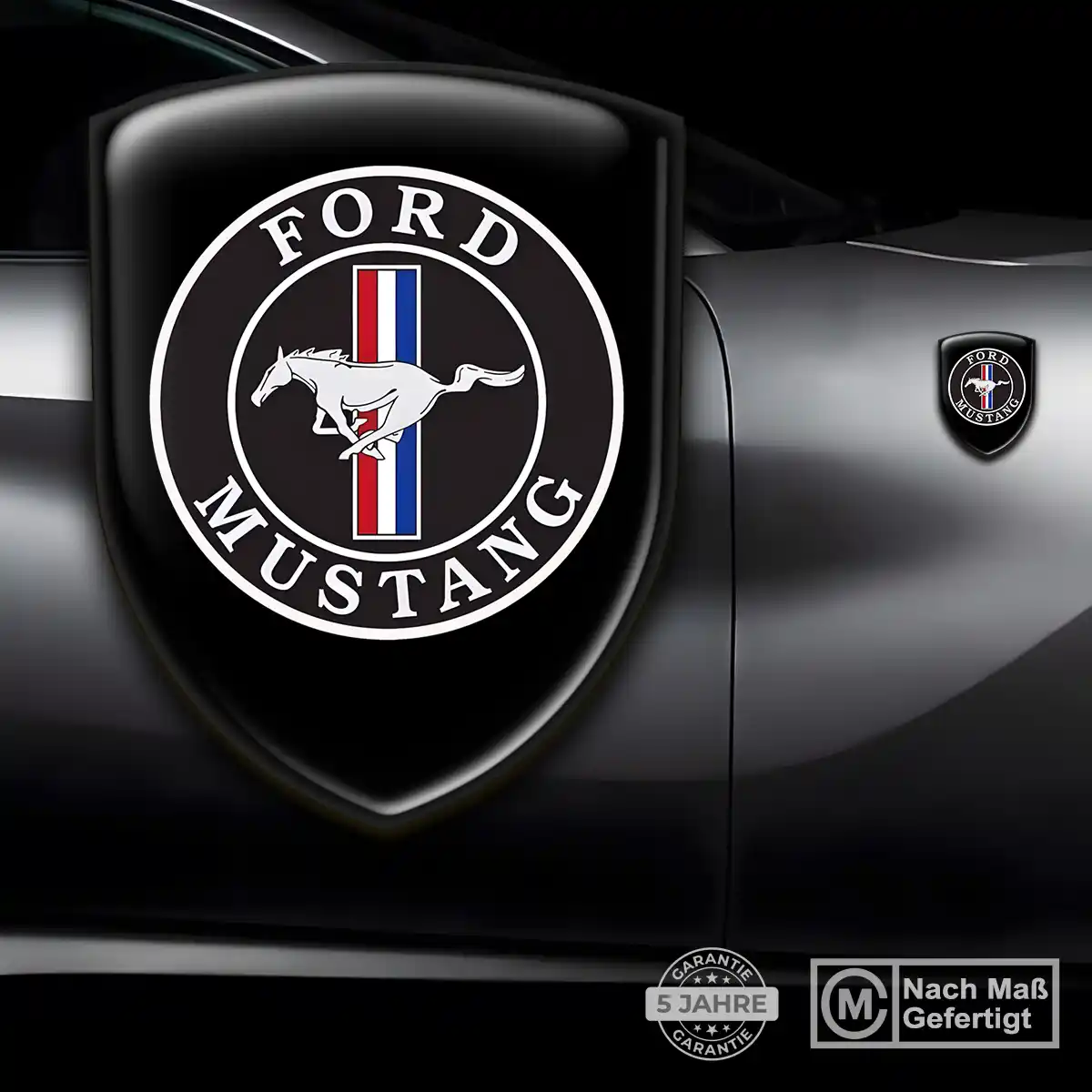 Ford Mustang Embleme Silikon Aufkleber Auto Hohe Qualität