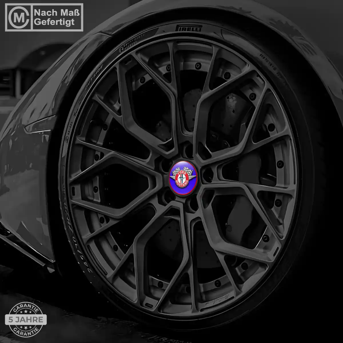 Ford Mustang Embleme Silikon Aufkleber Stilvolles Design