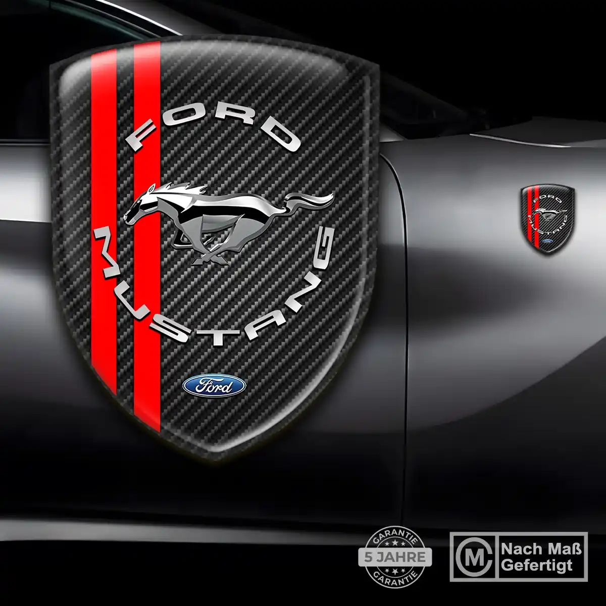 Ford Mustang Embleme Stilvolles Design