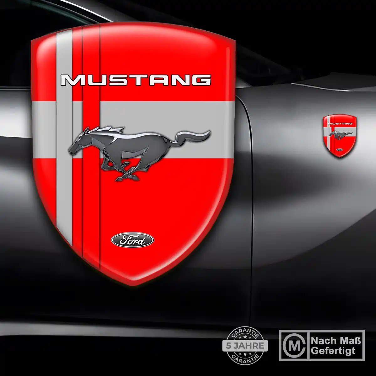 Ford Mustang Silikon Aufkleber Hohe Qualität