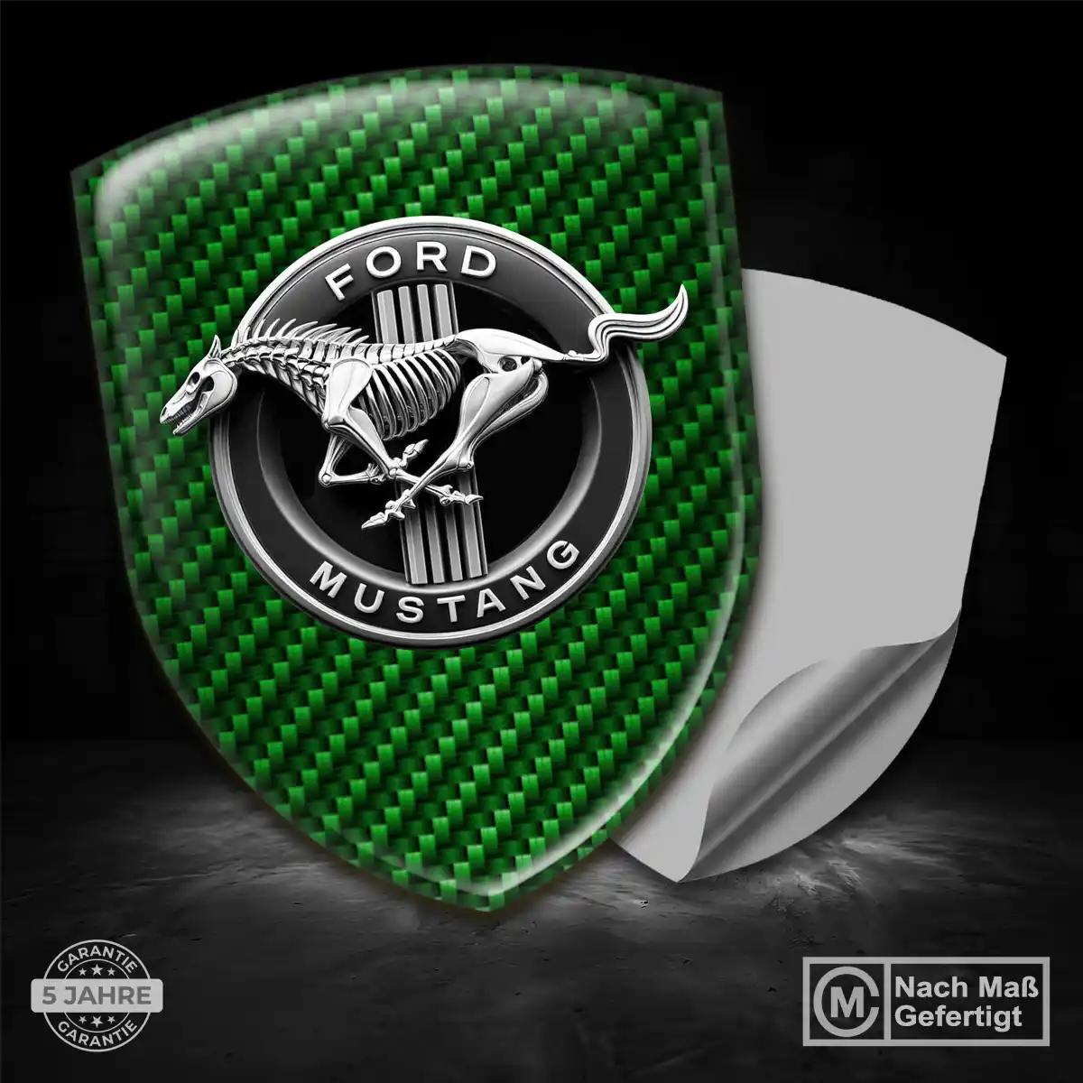 Ford Mustang Silikon Aufkleber Stilvolles Design