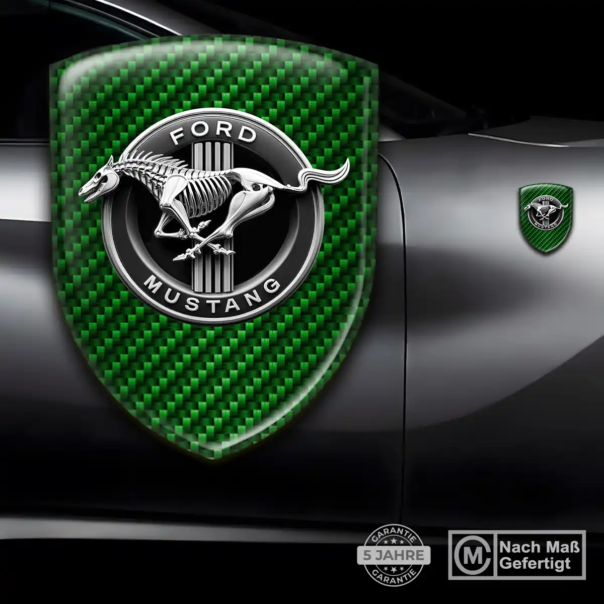 Ford Mustang Silikon Aufkleber Stilvolles Design