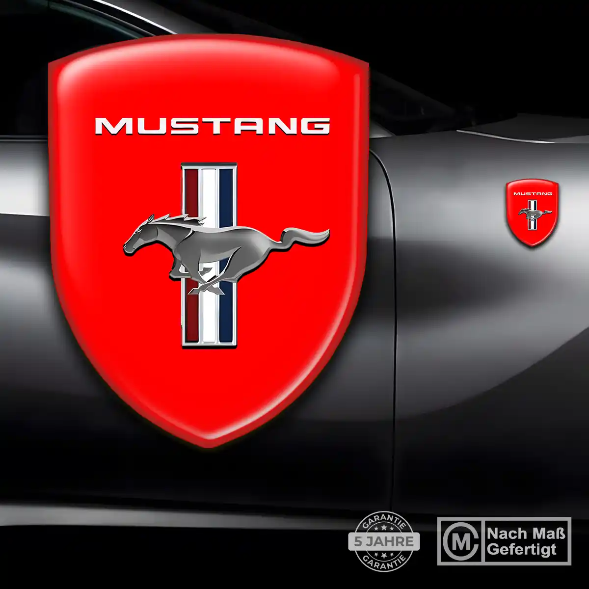 Ford Mustang Wappen Aufkleber Auto Hohe Qualität