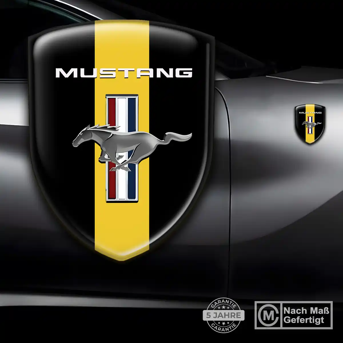 Ford Mustang Wappen Aufkleber Emblem Auto Stilvolles Design