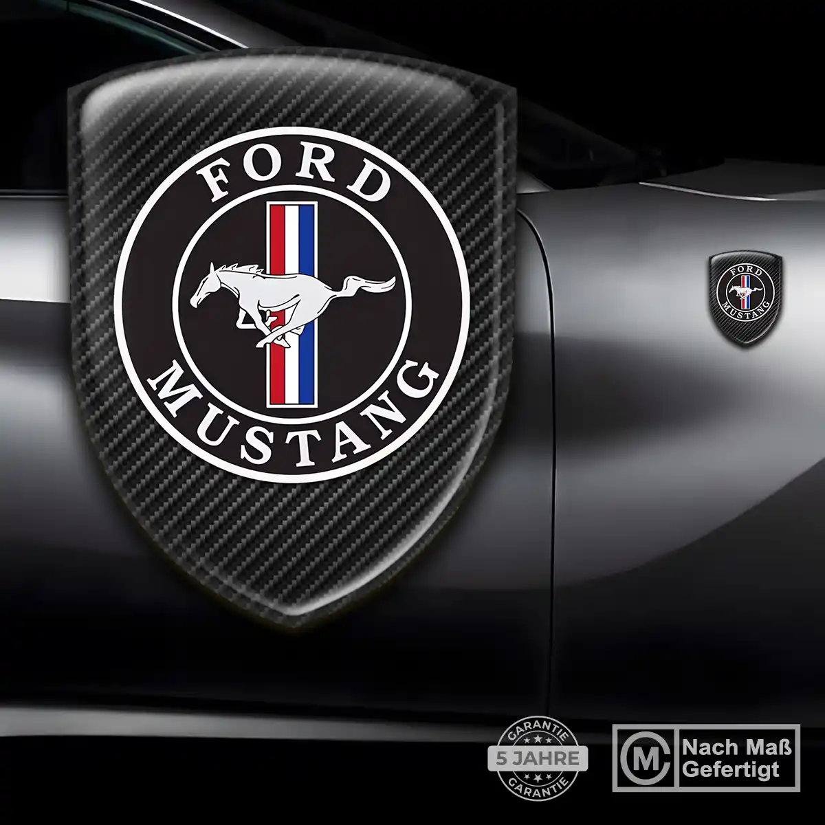 Ford Mustang Wappen Aufkleber Emblem Hohe Qualität