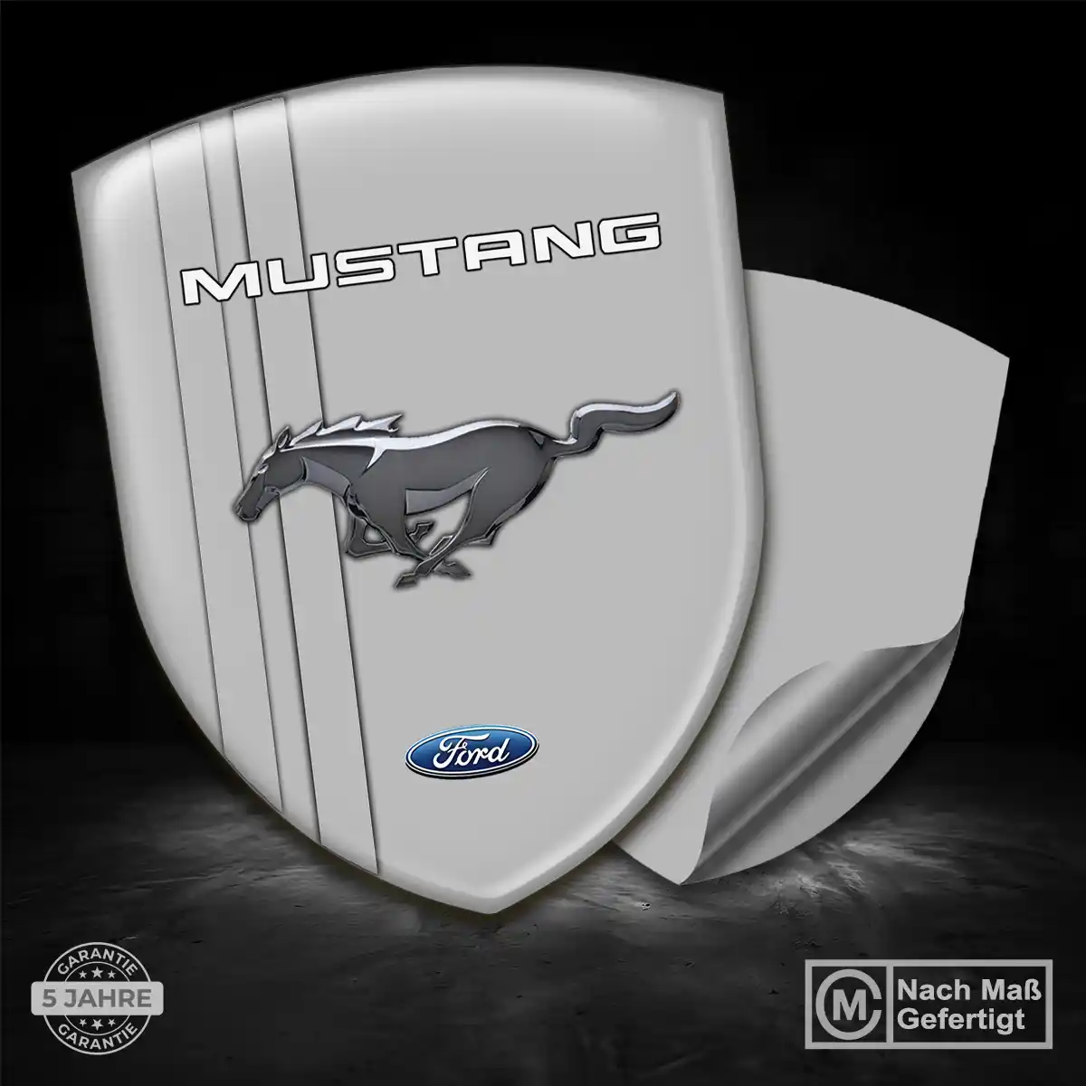 Ford Mustang Wappen Aufkleber Emblem Stilvolles Design