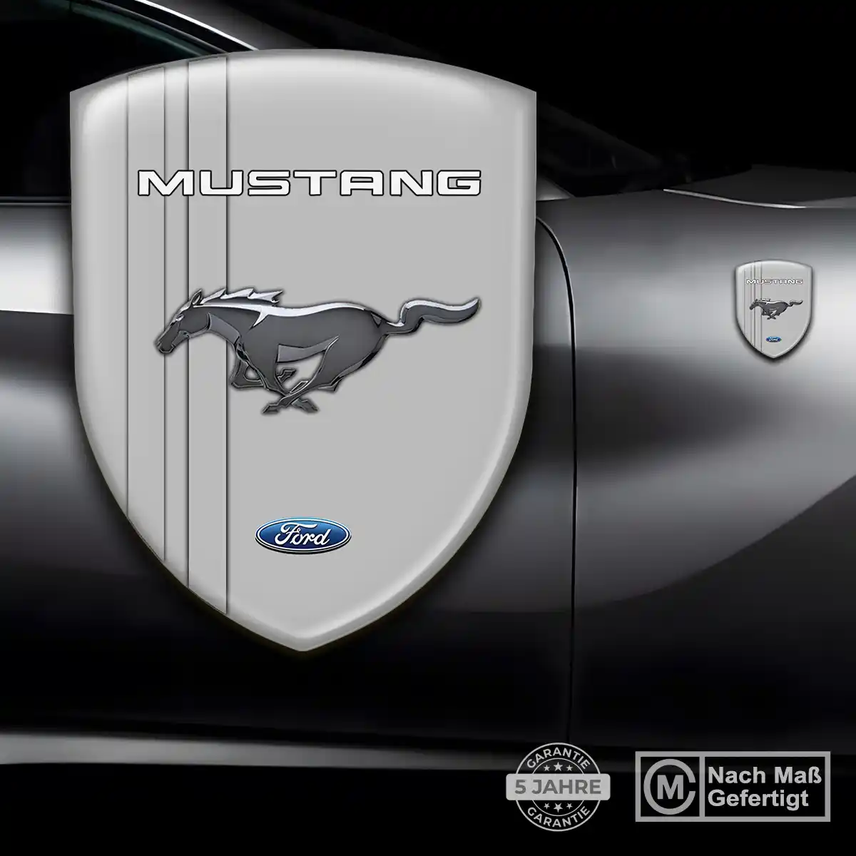 Ford Mustang Wappen Aufkleber Emblem Stilvolles Design