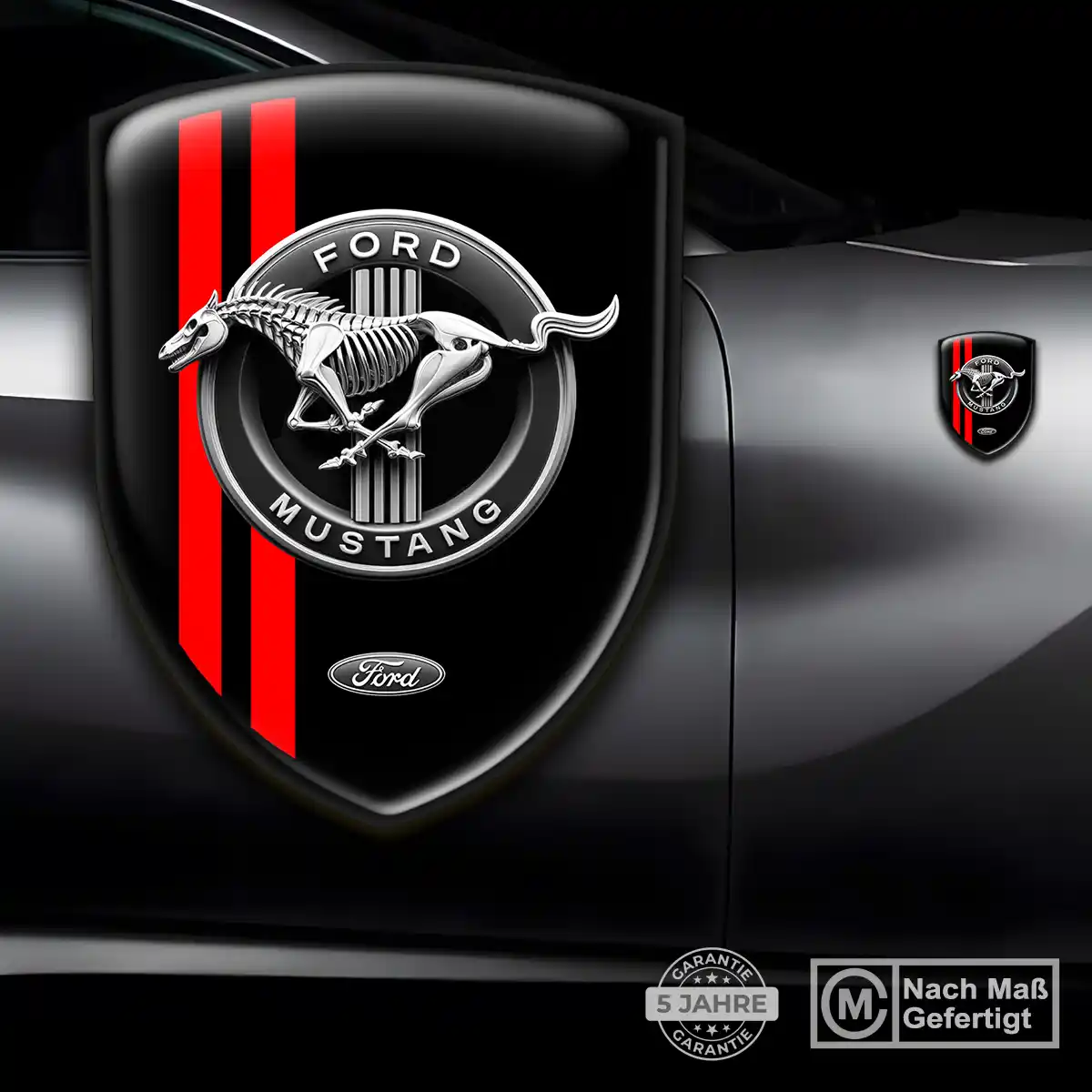 Ford Mustang Wappen Aufkleber Hohe Qualität