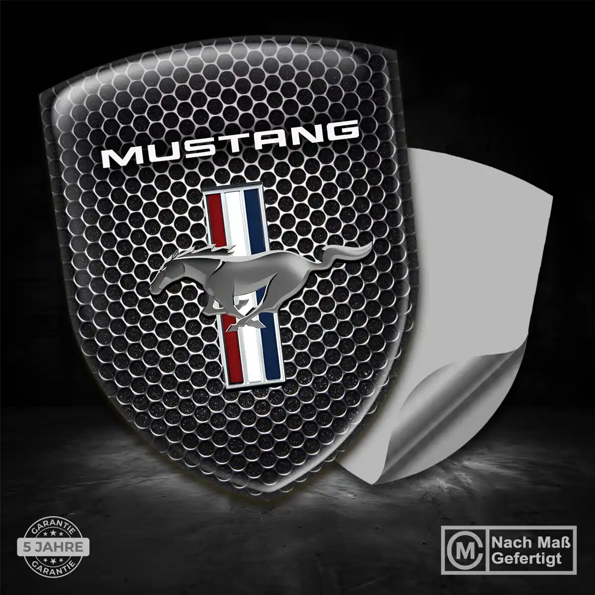 Ford Mustang Wappen Aufkleber Stilvolles Design