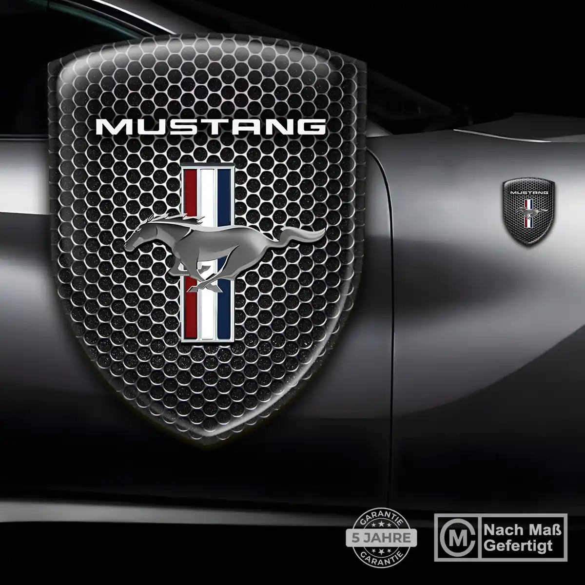 Ford Mustang Wappen Aufkleber Stilvolles Design