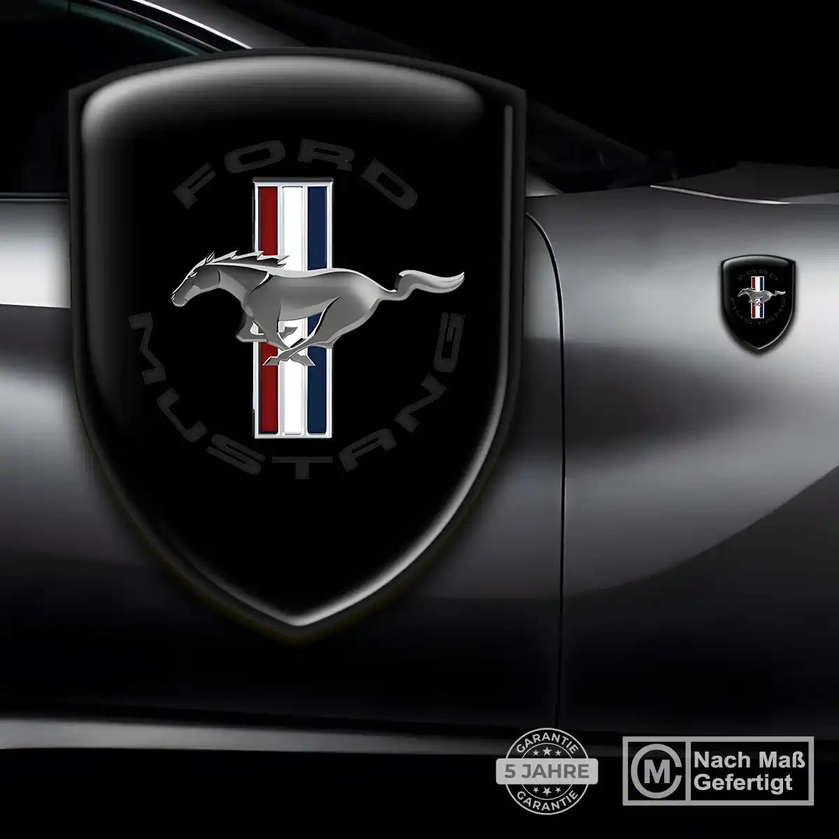 Ford Mustang Wappen Emblem Aufkleber Premium-Edition