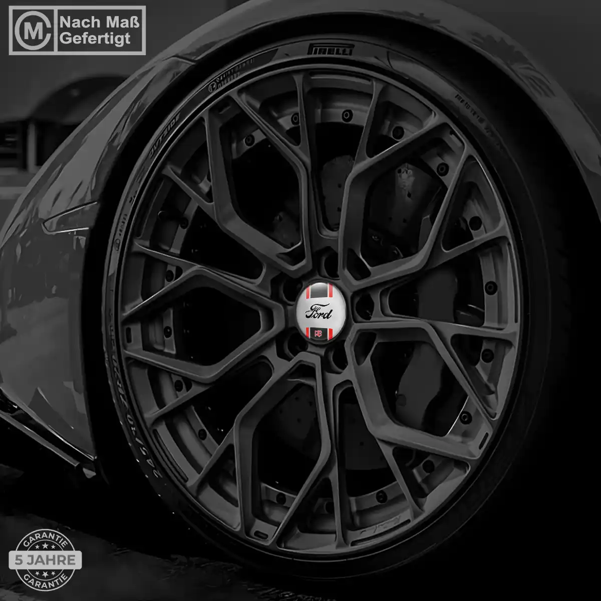 Ford RS Radmitte Aufkleber Nabendeckel Stilvolles Design
