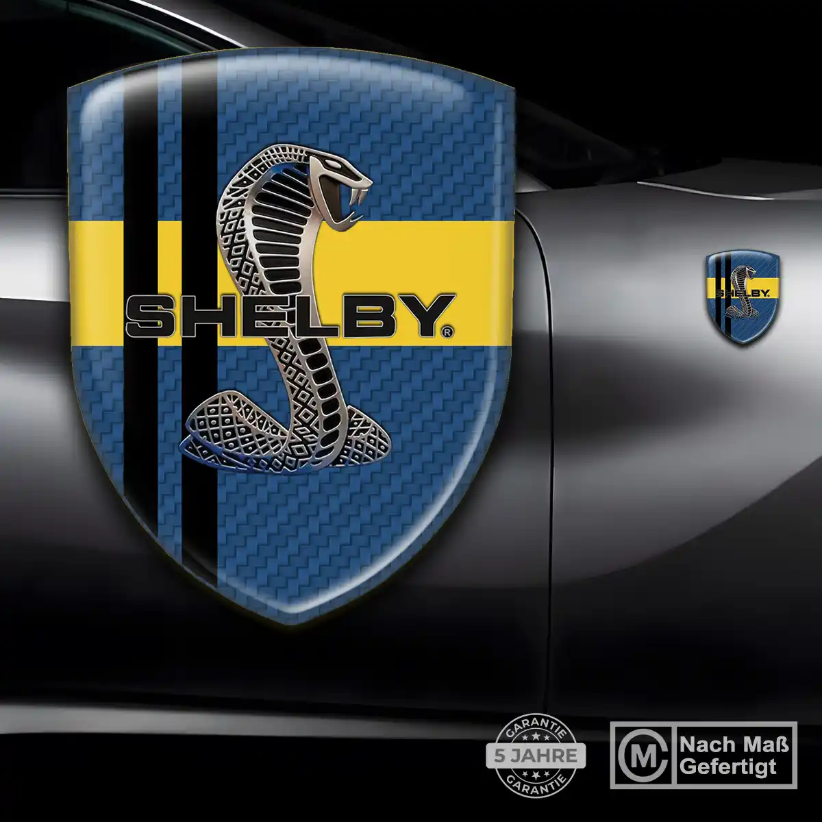 Ford Shelby 3D Gel Aufkleber Embleme Stilvolles Design