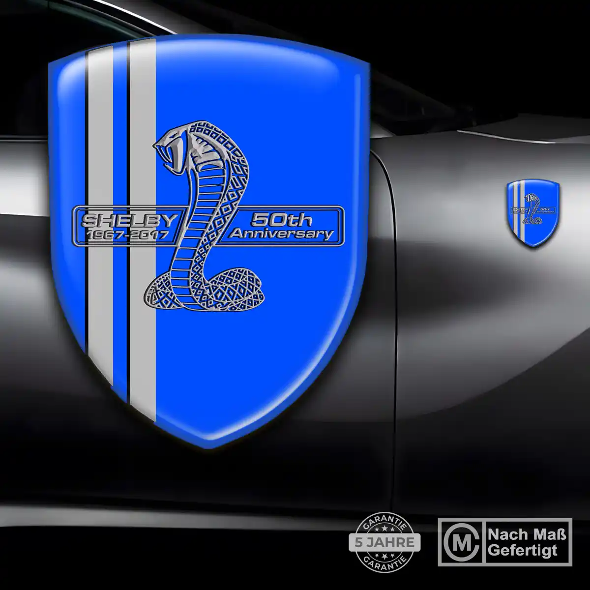 Ford Shelby 3D Gel Aufkleber Silikon Auto Stilvolles Design