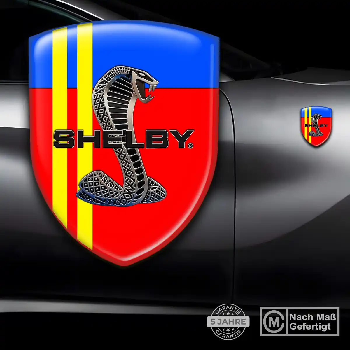 Ford Shelby 3D Gel Aufkleber Silikon Hohe Qualität