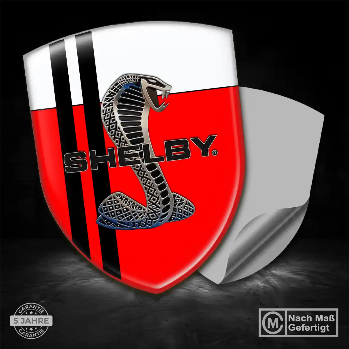 Ford Shelby 3D Gel Aufkleber Stilvolles Design