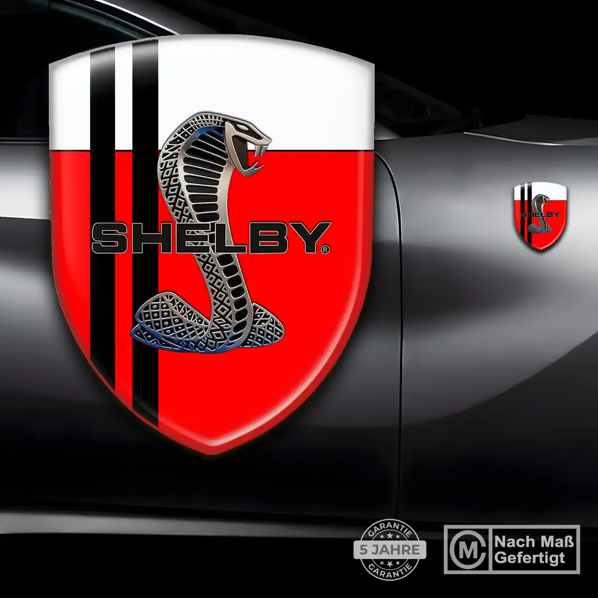 Ford Shelby 3D Gel Aufkleber Stilvolles Design