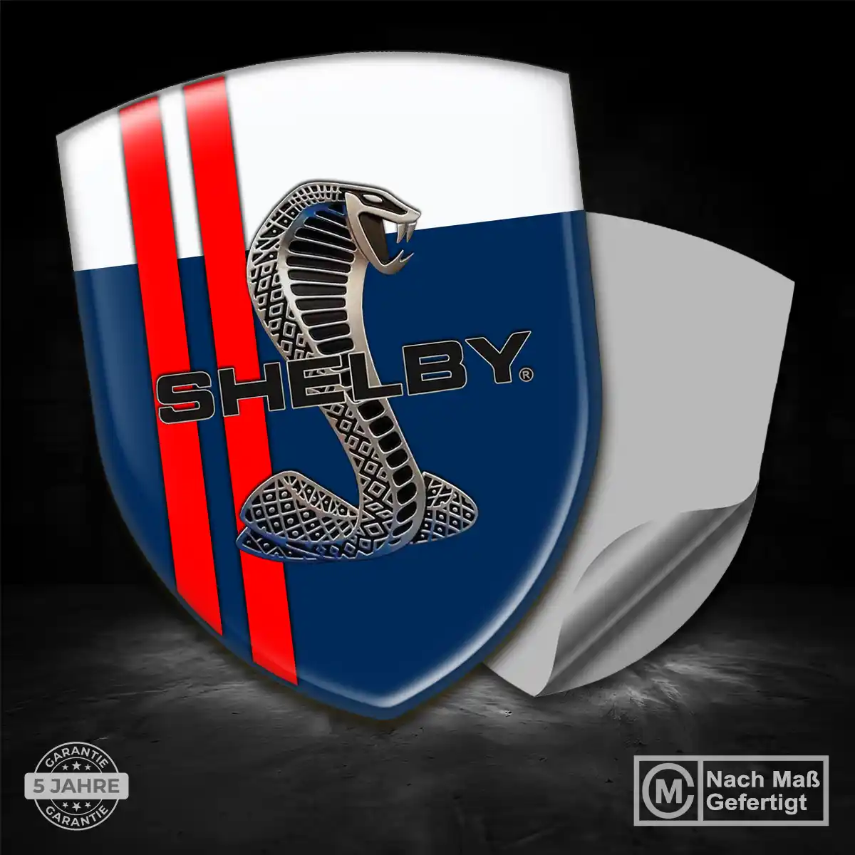 Ford Shelby 3D Gel Aufkleber Wappen Auto Stilvolles Design