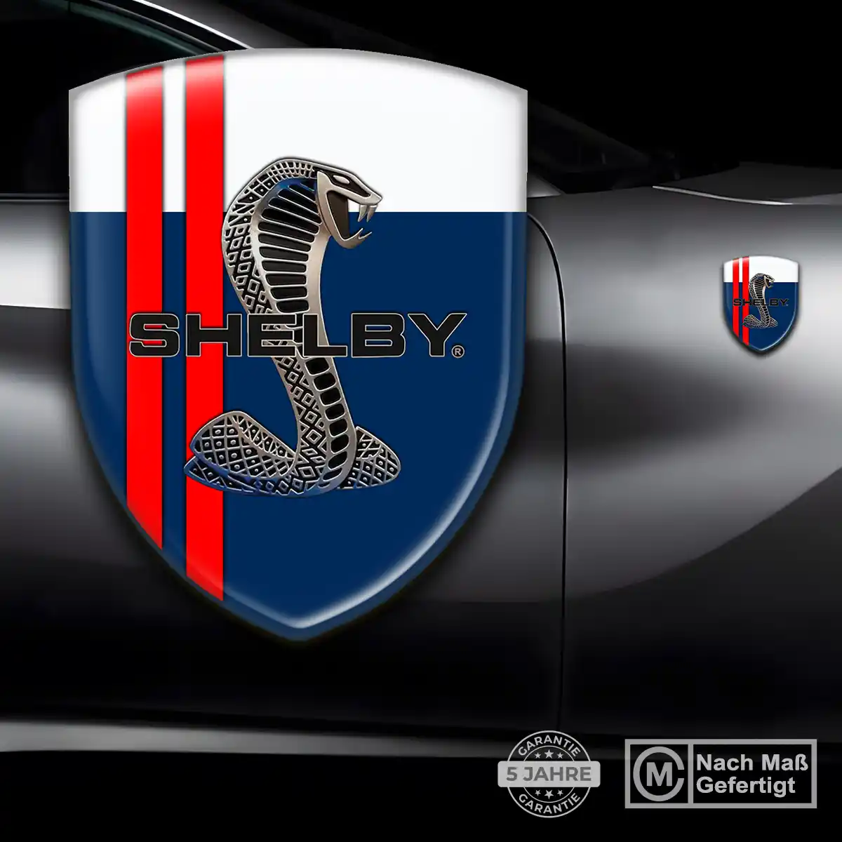 Ford Shelby 3D Gel Aufkleber Wappen Auto Stilvolles Design