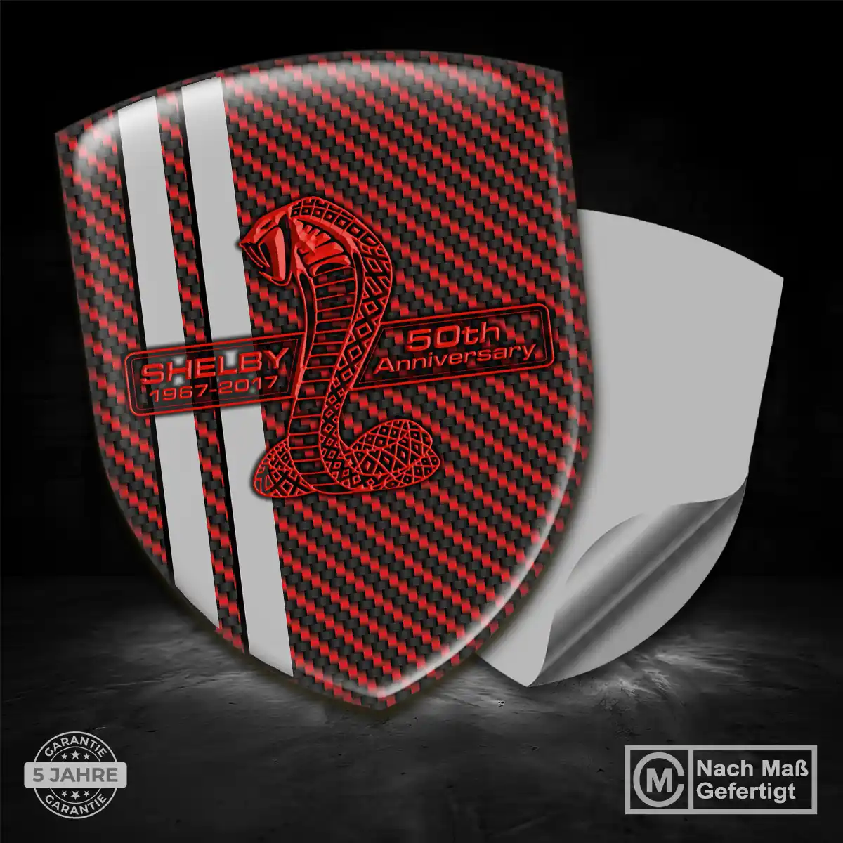 Ford Shelby Aufkleber 3D Gel Embleme Stilvolles Design