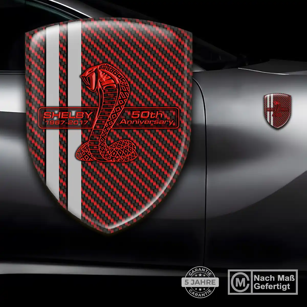 Ford Shelby Aufkleber 3D Gel Embleme Stilvolles Design