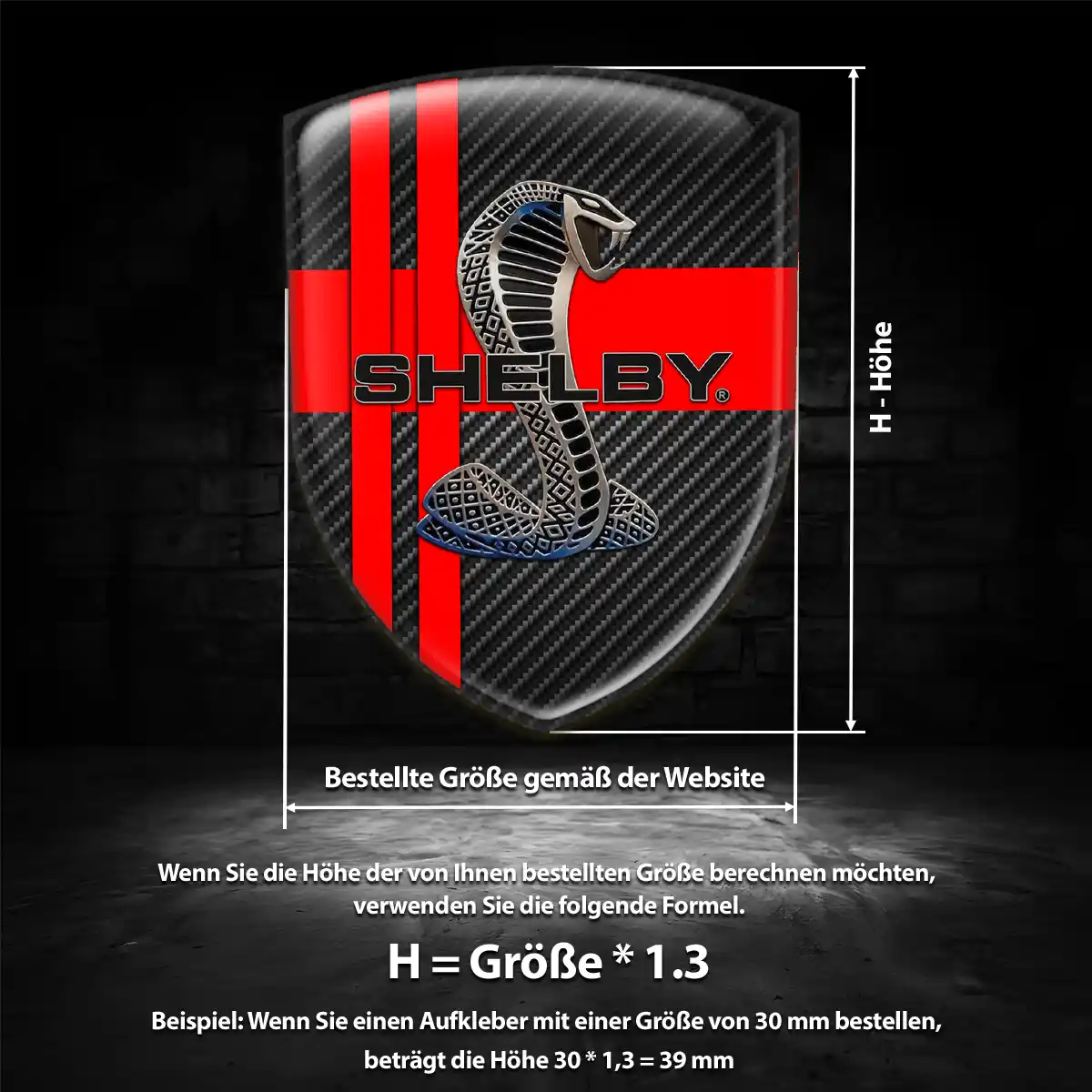 Ford Shelby Aufkleber Auto Hohe Qualität