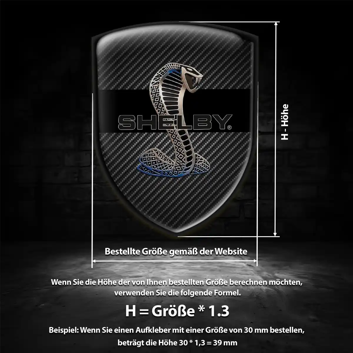 Ford Shelby Aufkleber Auto Stilvolles Design