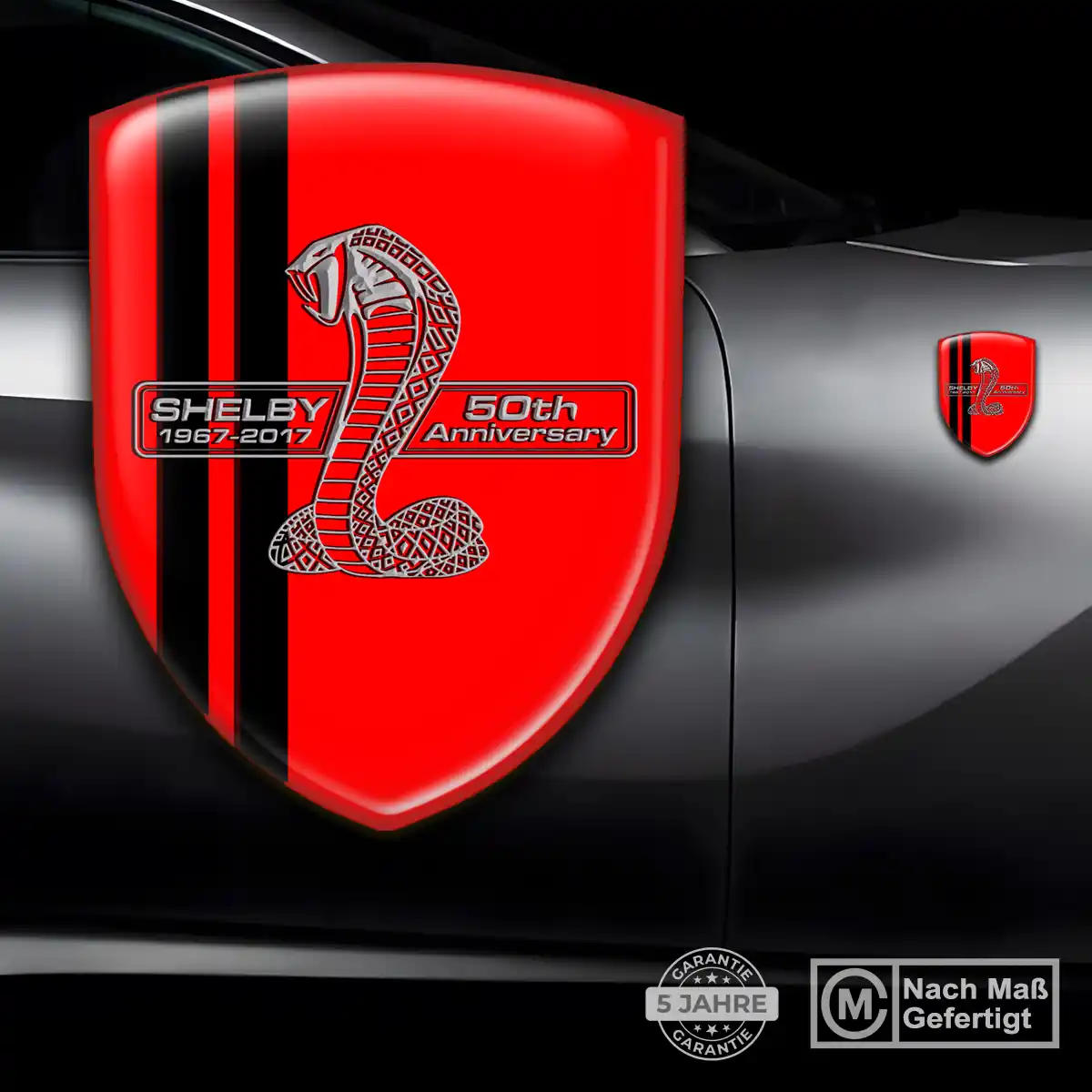 Ford Shelby Wappen Aufkleber Emblem Stilvolles Design