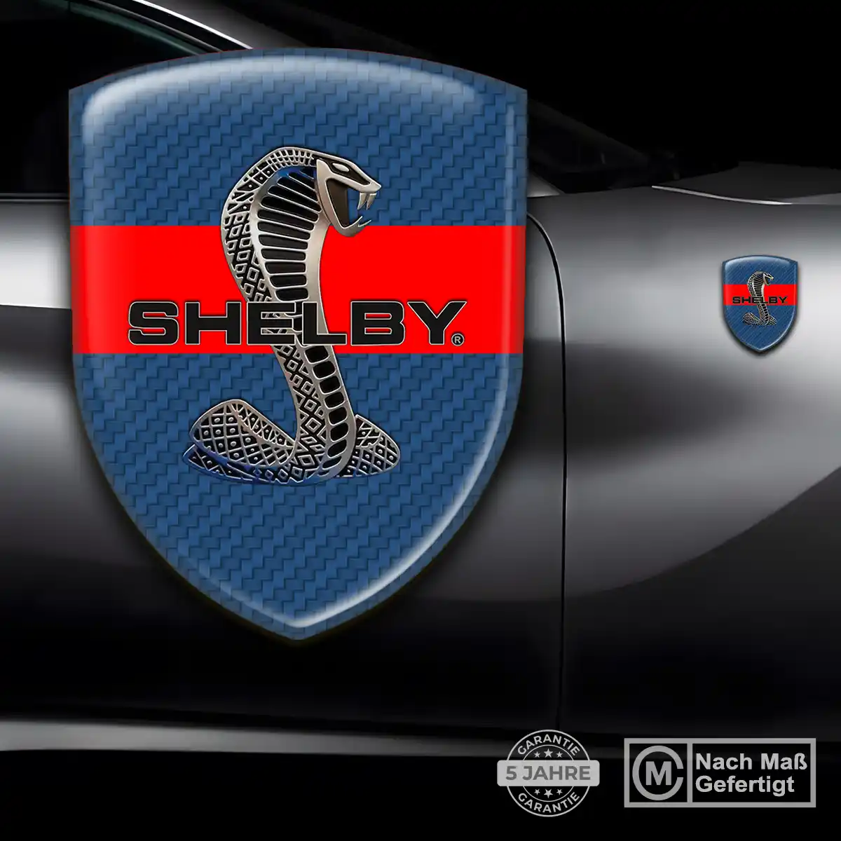 Ford Shelby Wappen Emblem Auto Stilvolles Design