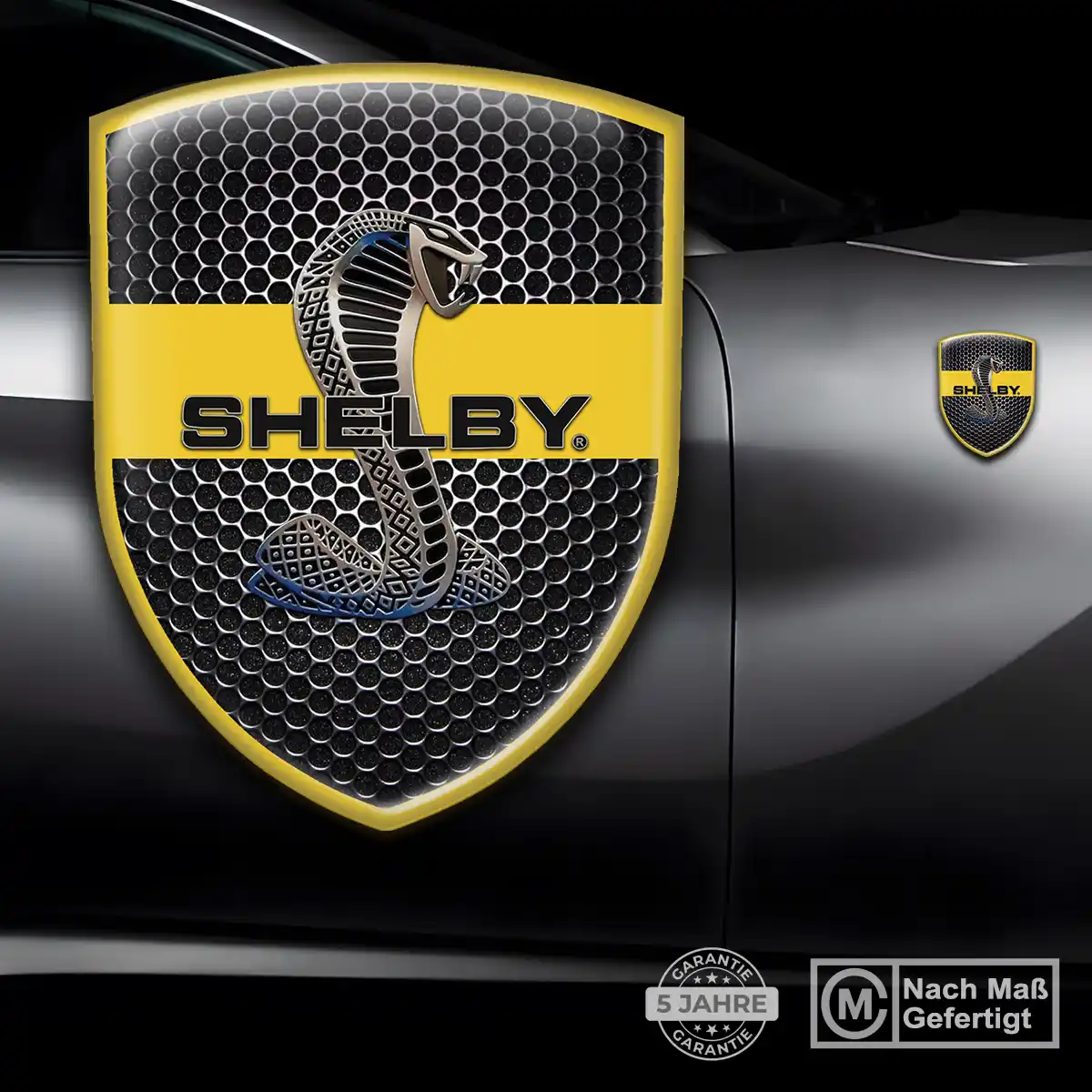 Ford Shelby Wappen Emblem Stilvolles Design