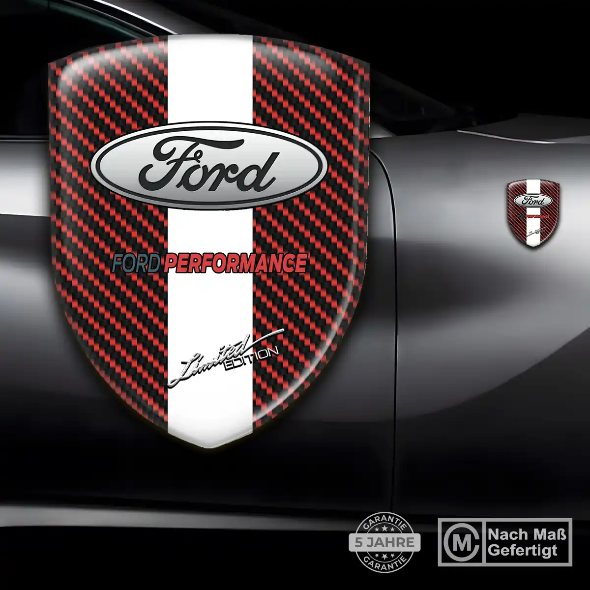 Ford Silikon Aufkleber Auto Stilvolles Design