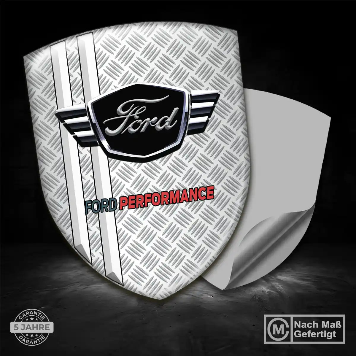 Ford Silikon Aufkleber Wappen Auto Stilvolles Design