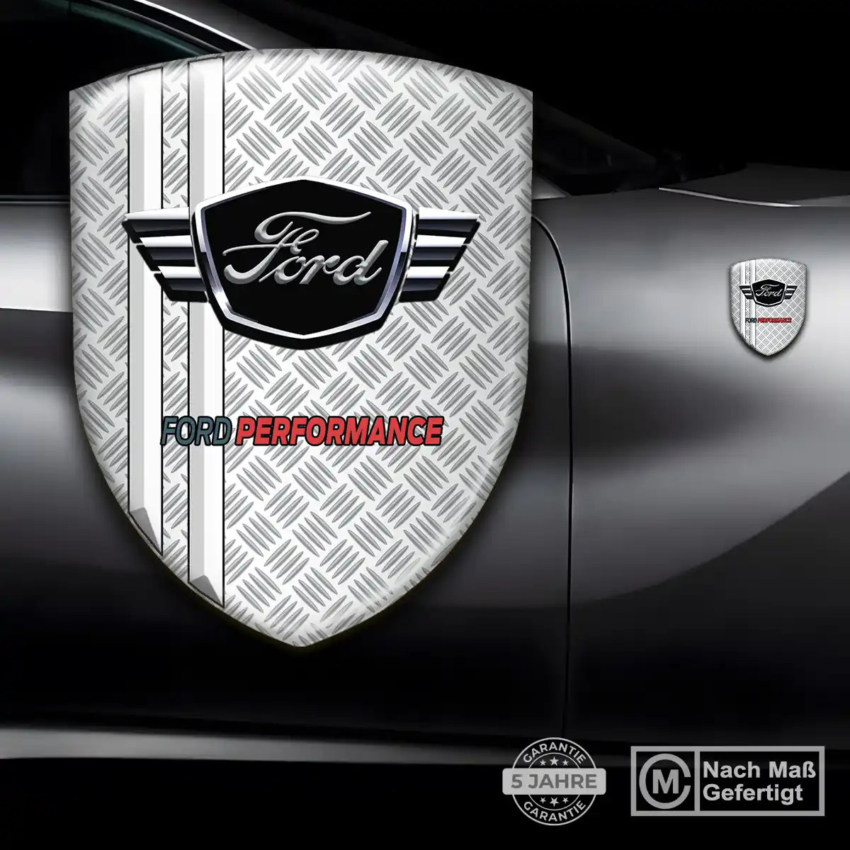Ford Silikon Aufkleber Wappen Auto Stilvolles Design