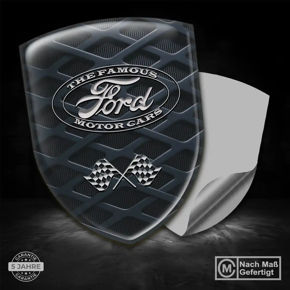 Ford Silikon Aufkleber Wappen Stilvolles Design